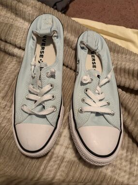 Converse chuck taylor low Slip-On Sneakers in winter Blue/ white